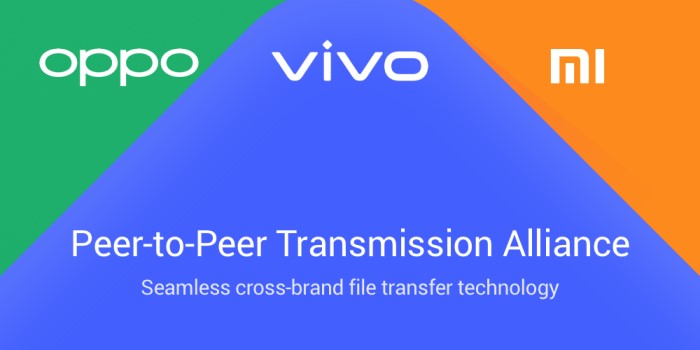 vivo, OPPO и Xiaomi создают новую систему беспроводной передачи файлов для пользователей всего мира