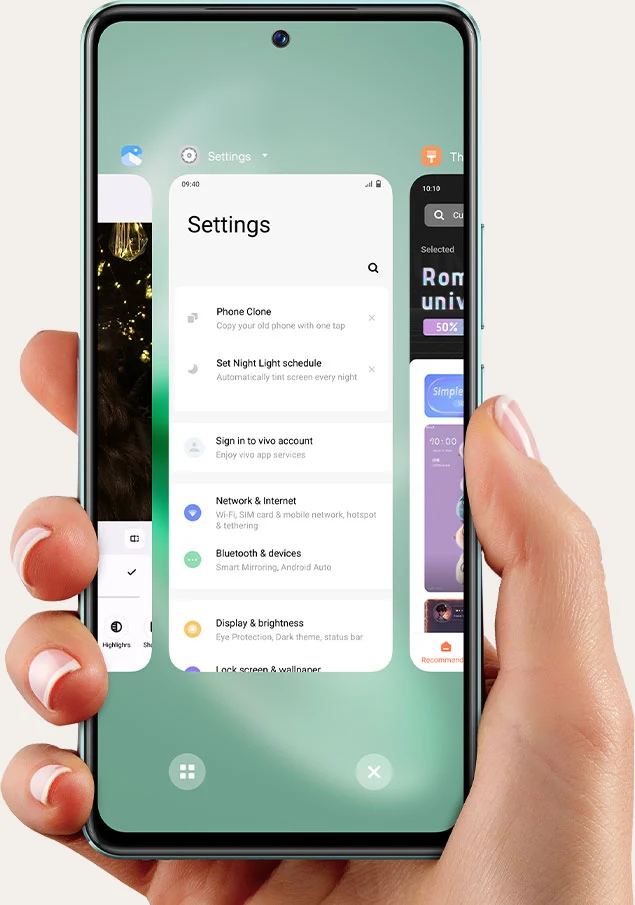 vivo v27e multi apps running smoothly