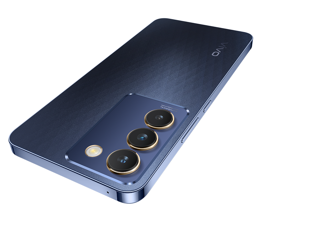 vivo V30 Lite цвета Кристаллический чёрный с динамичным фотохромным стеклом