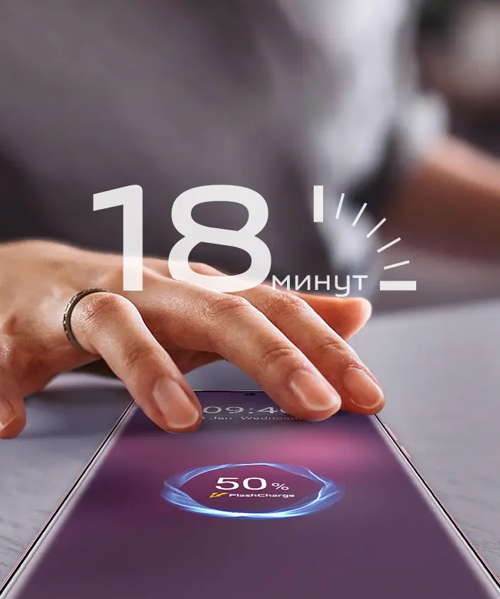 быстрая зарядка flashcharge на смартфоне v29 от vivo, RU