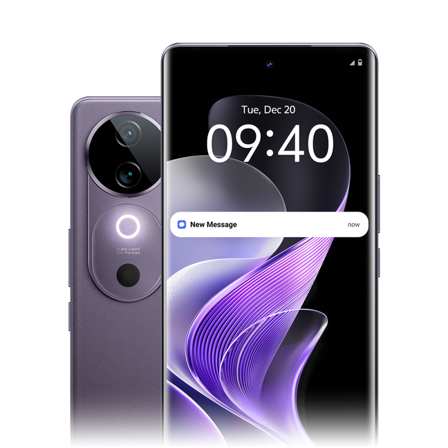 vivo V40 with dynamic light