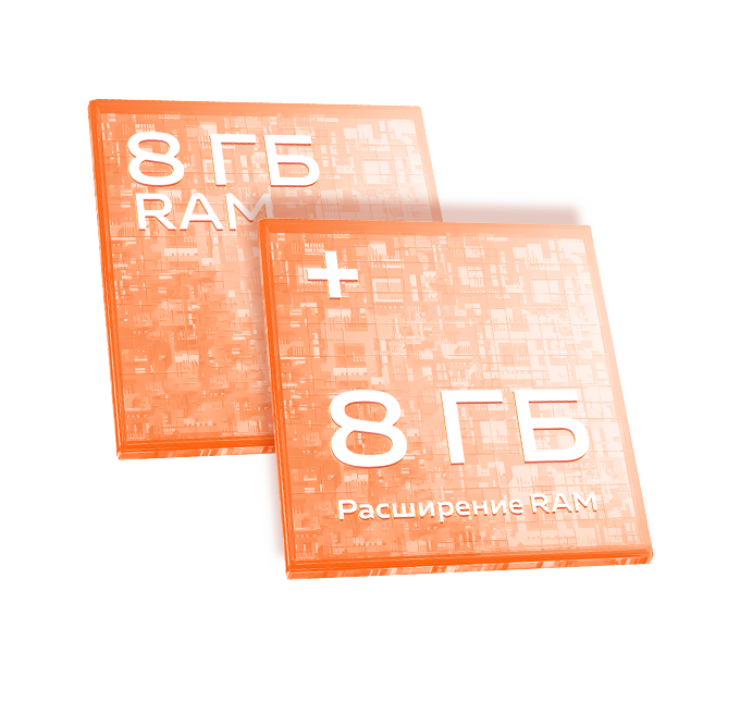 vivo Y28 с расширением памяти 8 ГБ+ 8 ГБ