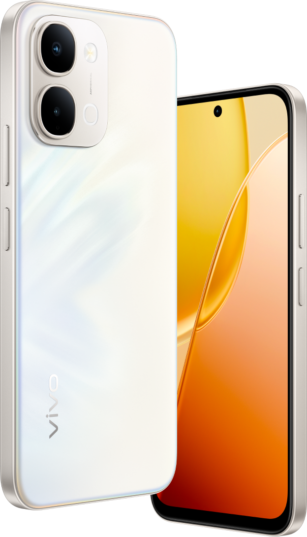 vivo Y31d featuring living colors and a comfortable grip
